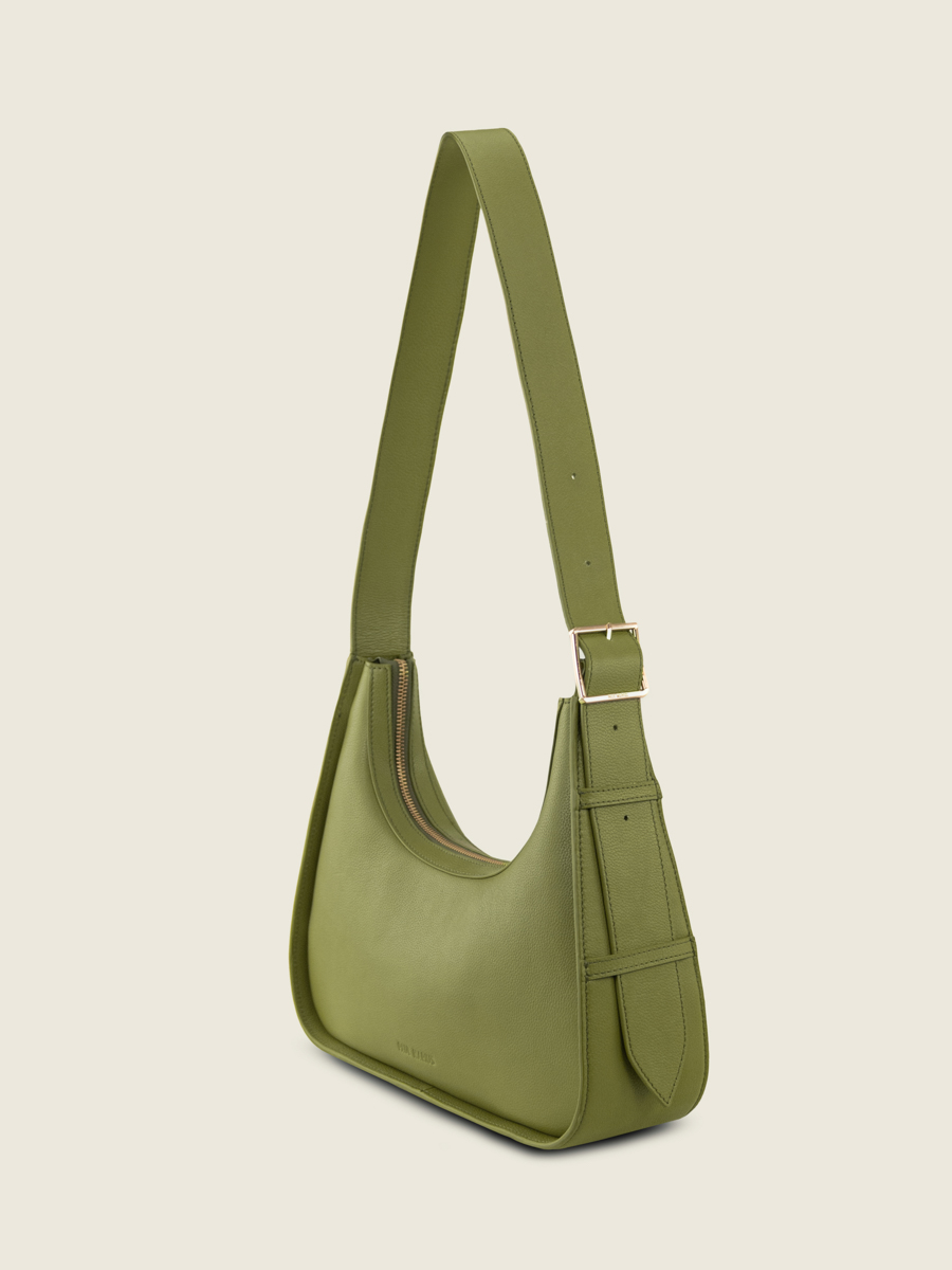 sac-baguette-cuir-victoire-vert-olive-vue-cote-w54-gr-o