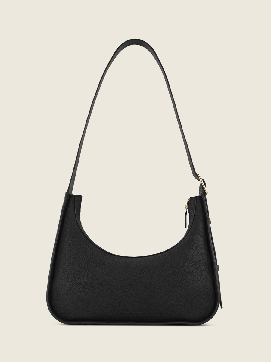 sac-baguette-cuir-victoire-noir-charbon-vue-face-w54-bm-b
