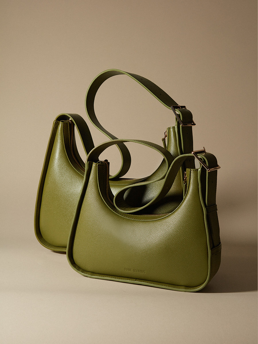 sac-baguette-cuir-victoire-vert-olive-vue-zoom-matiere-w54-gr-o