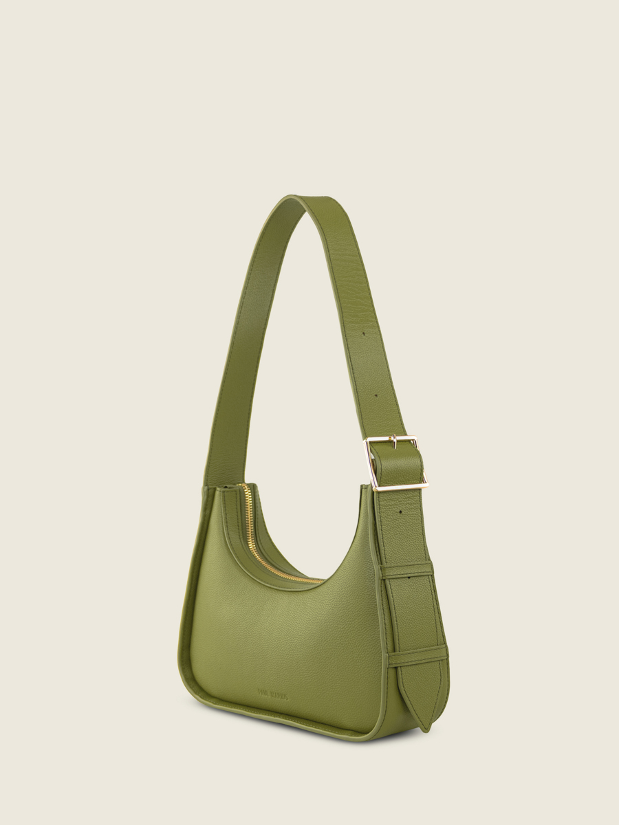 mini-sac-baguette-cuir-victoire-xs-vert-olive-vue-cote-w54xs-gr-o
