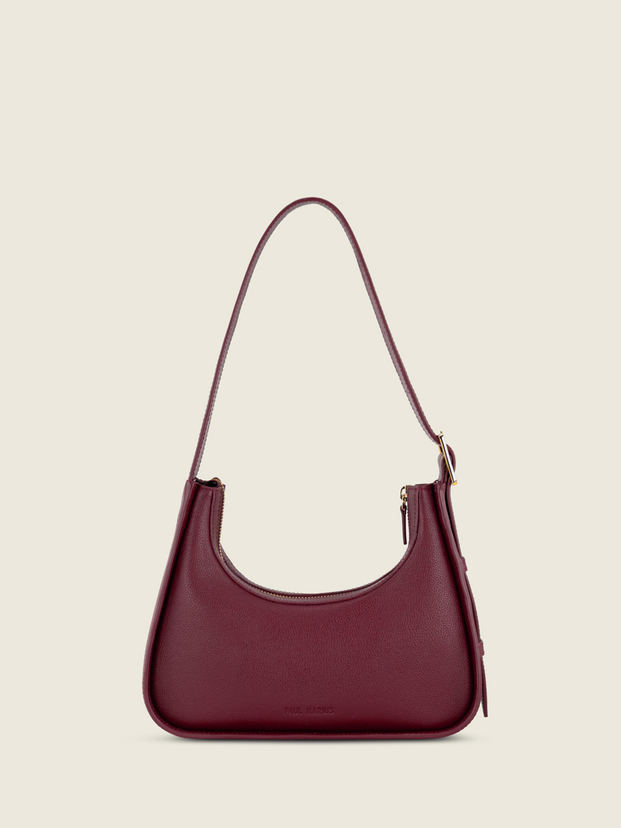 mini-sac-baguette-cuir-bordeaux-victoire-xs-pourpre-vue-face-w54xs-p