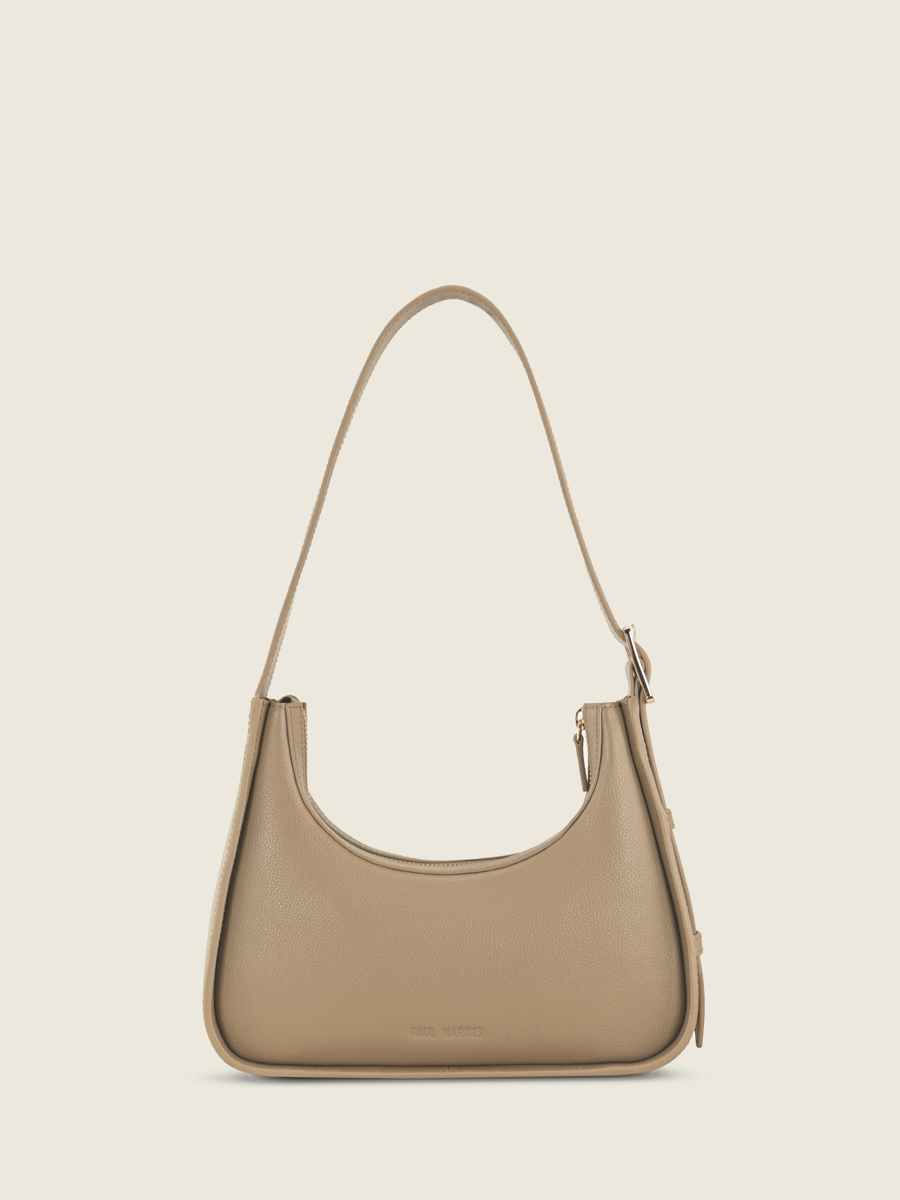mini-sac-baguette-cuir-marron-victoire-xs-taupe-vue-face-w54xs-bei
