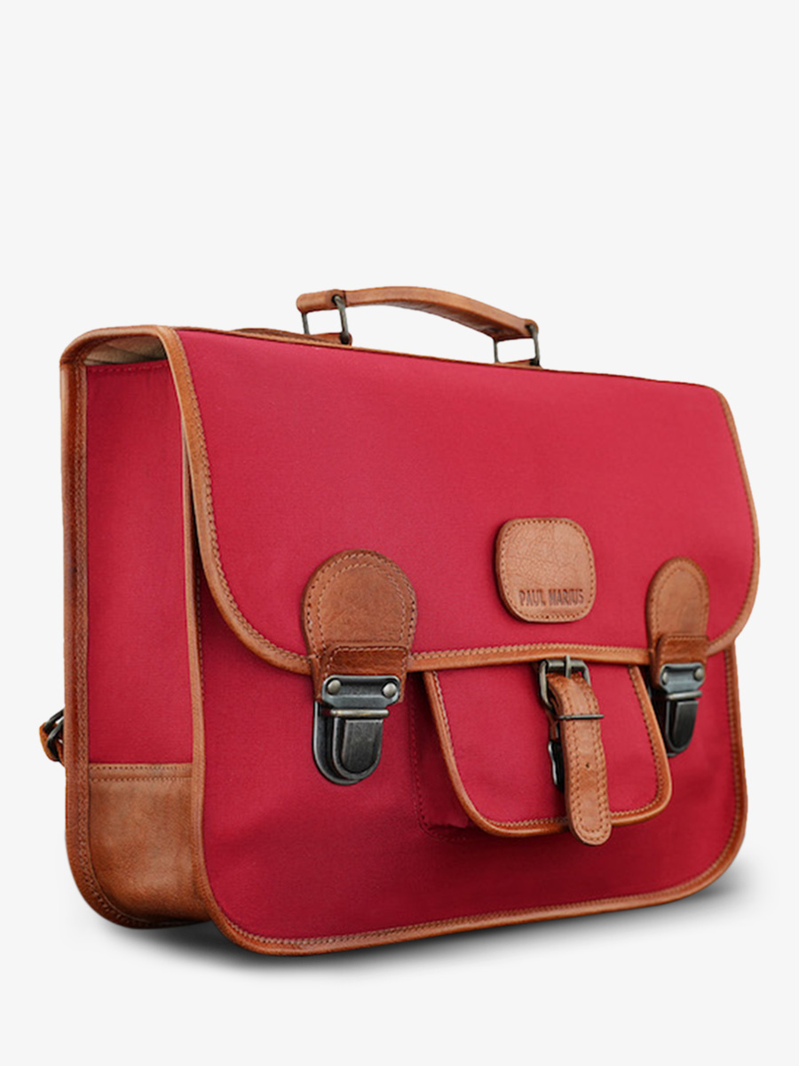 LeCartable d colier Rouge cartable scolaire Rouge PAUL MARIUS