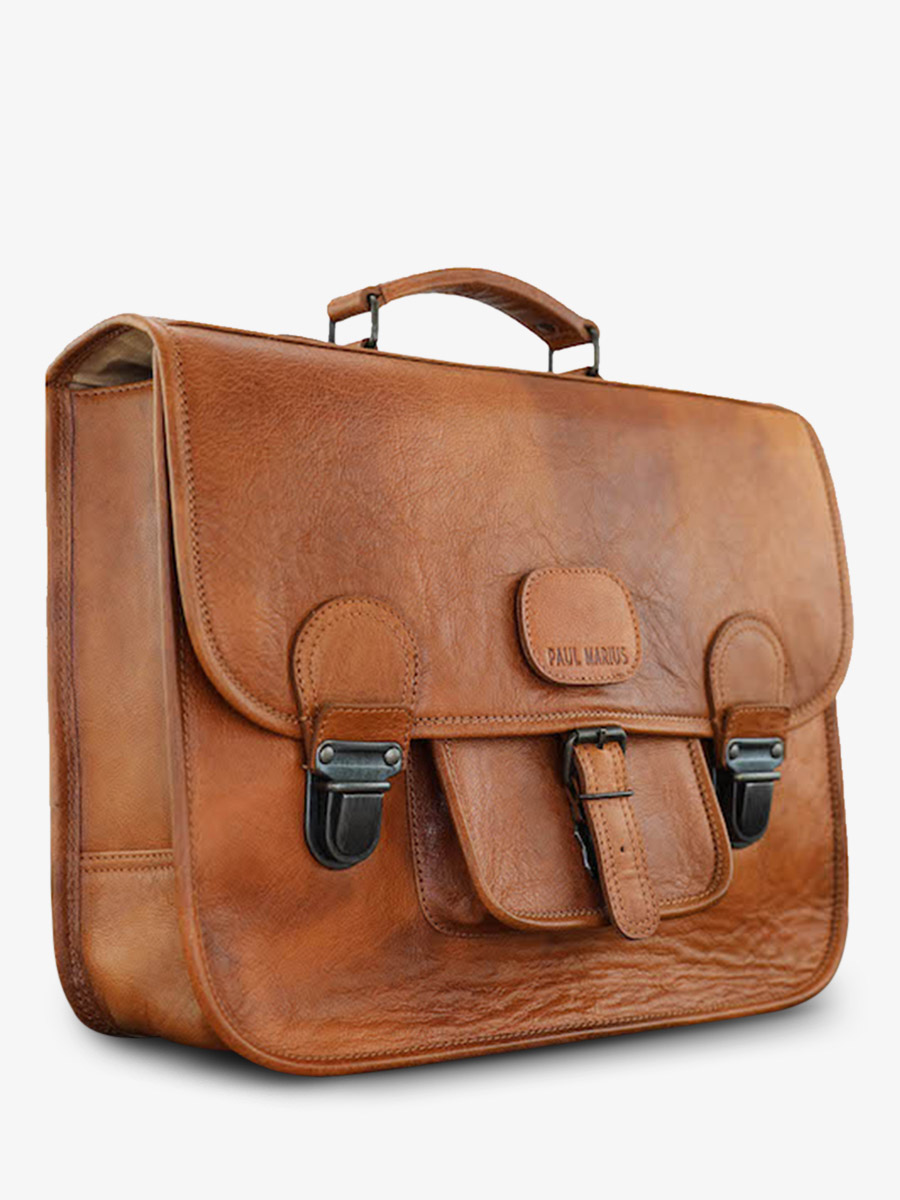 LeCartable d colier Naturel cartable scolaire Marron PAUL MARIUS
