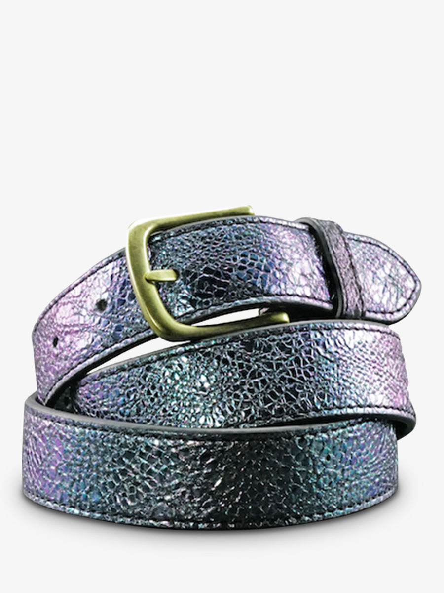 photo-vue-de-face-ceinture-en-cuir-pour-homme-et-femme-bleu-vert-laceinture-a-boucle-boreal-paul-marius-lb-115-msp