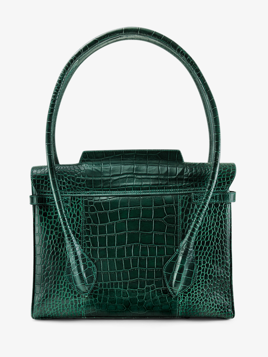 photo-vue-de-dos-sac-main-cuir-femme-colette-m-alligator-vert-paul-marius-w028m-a-dg