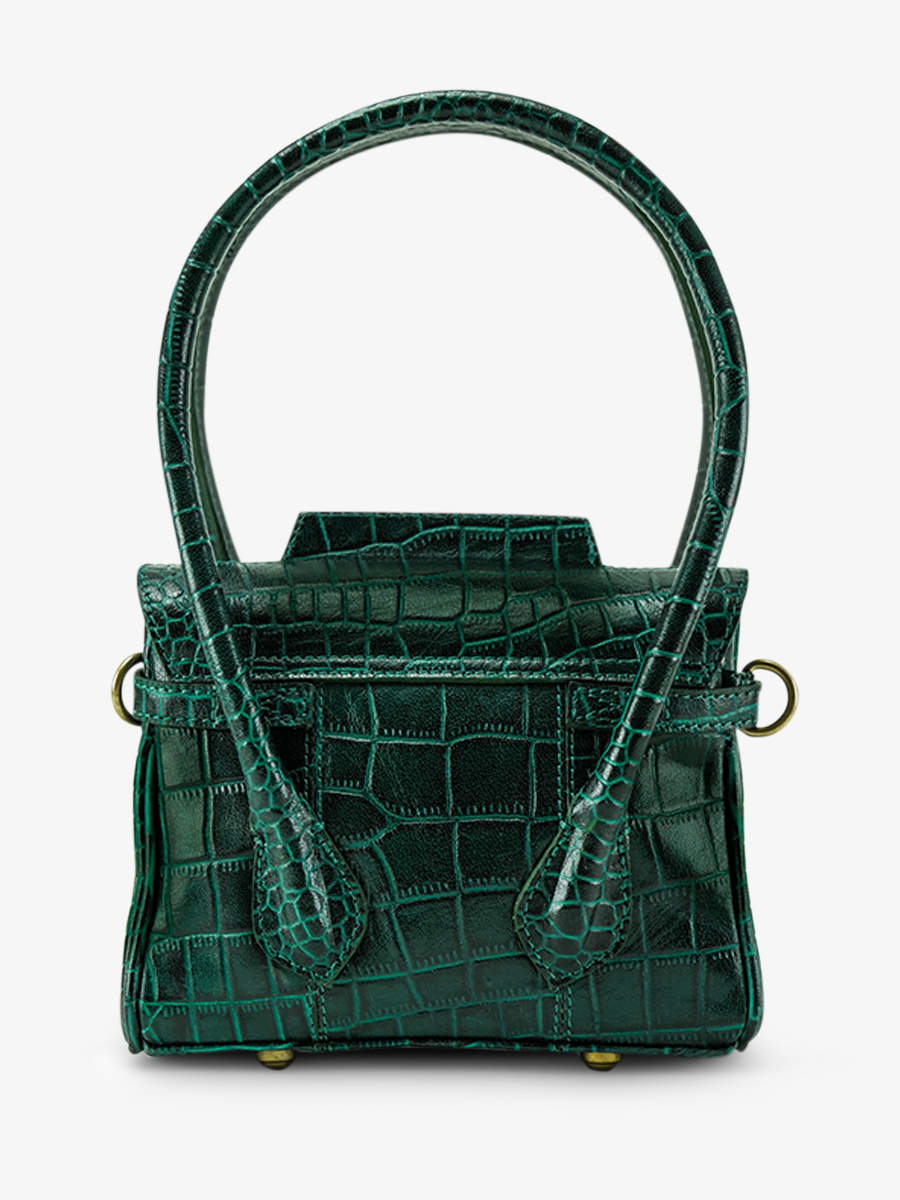 photo-vue-de-dos-sac-main-cuir-femme-colette-xs-alligator-vert-paul-marius-w28xs-a-dg