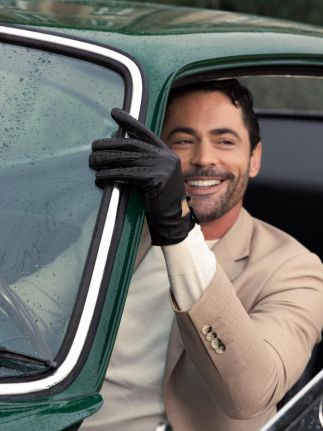 Gants Pilote Homme - Noir