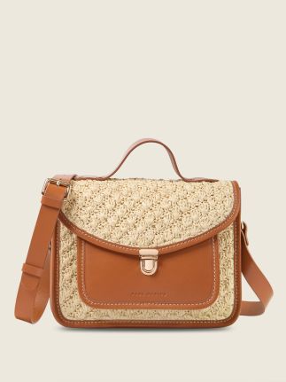 Mademoiselle George Raphia - Naturel / Cognac