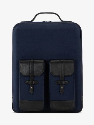 Urbain - Noir / Toile Bleu Marine