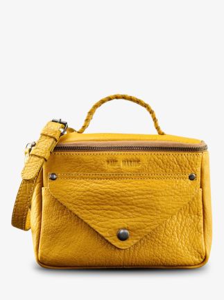 Suzon M Safran - sac bandouliere cuir paulmarius Jaune