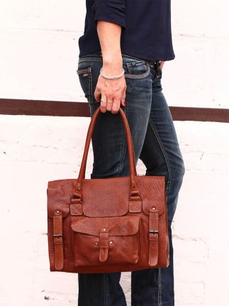 LeBaroudeur Naturel - sac a dos cuir femme Marron