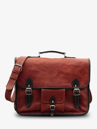 LeReporter Naturel sac photo cuir argentique Marron PAUL MARIUS