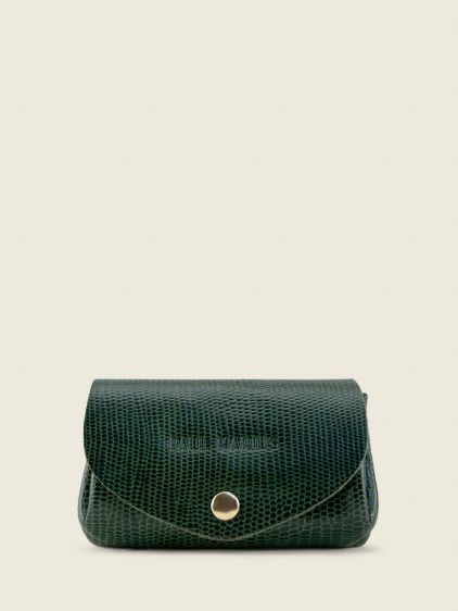 Lot De 2 Mini Portefeuilles Nylon Avec Mousqueton - Porte-Monnaie Compact Pour Homme/Femme - Vert Et Noir