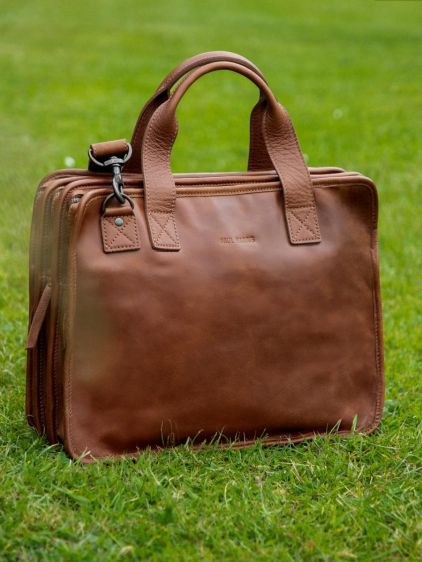 Lancaster- Grand porte-document homme Soft Vintage noir