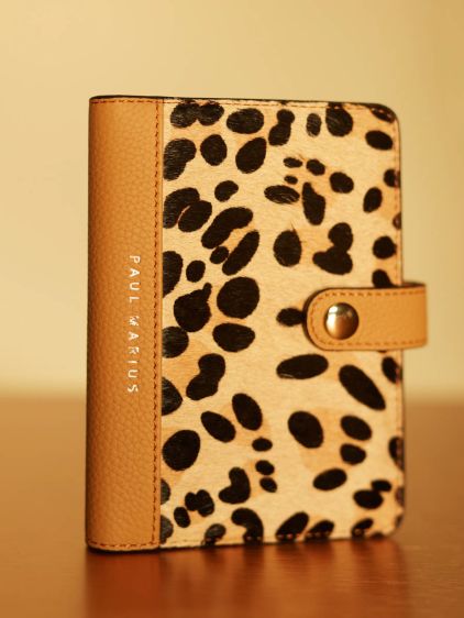 LePortefeuille Jeanne Léopard - Beige