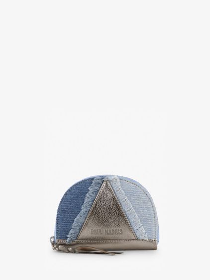 LePortefeuille Manon - Denim / Acier