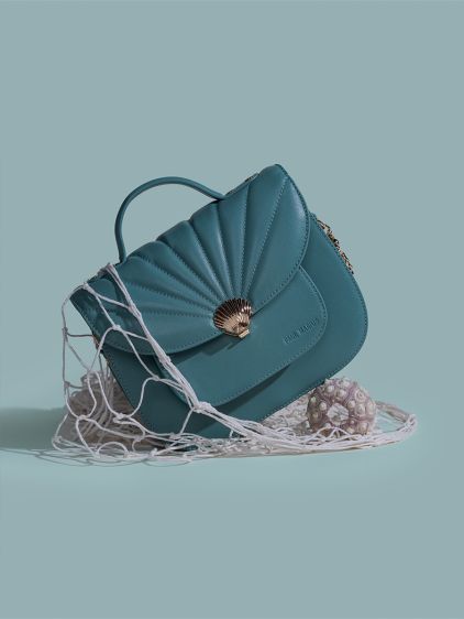 Mademoiselle George Coquillage - Bleu Lagon