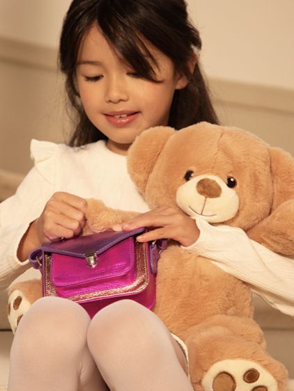 MonPremier Mademoiselle George Mini Me Rose mini sac à main en