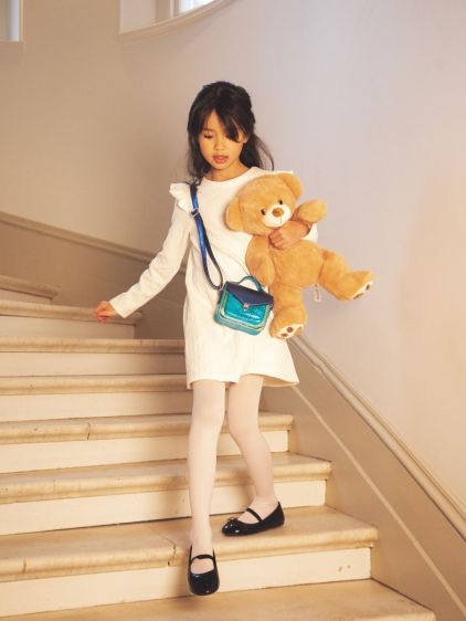 MonPremier Mademoiselle George Mini Me - Bleu