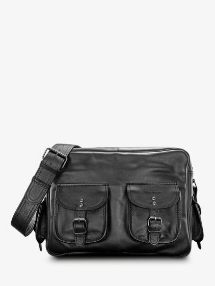 Sac cuir top multipoches femme