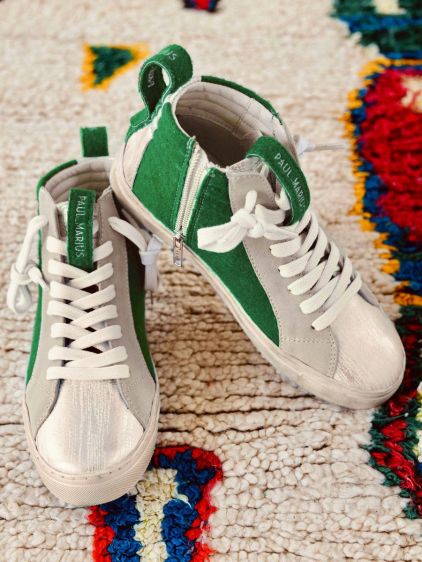 Basket femme cuir sales