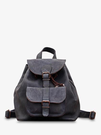 Sac cuir bleu petrole store