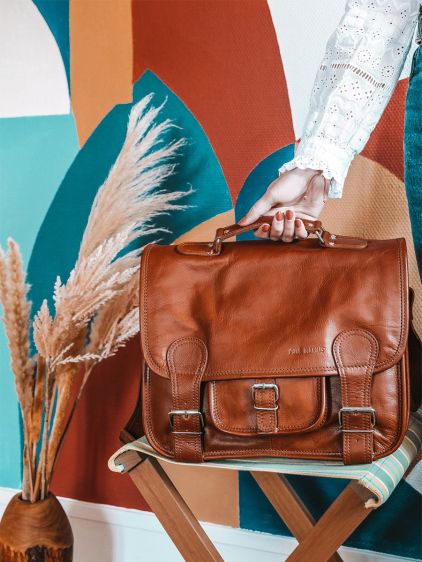 Sac a online main type cartable