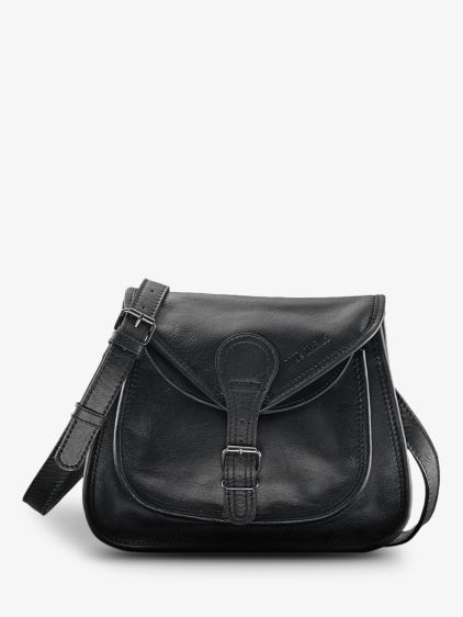Bandoulière cuir noir pour sac clearance