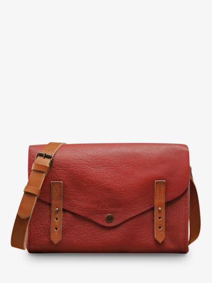 L Indispensable Cuivre sac bandouliere cuir femme Cuivre PAUL MARIUS