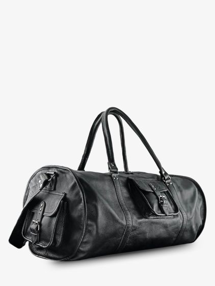 Sac de Voyage en Cuir Noir William