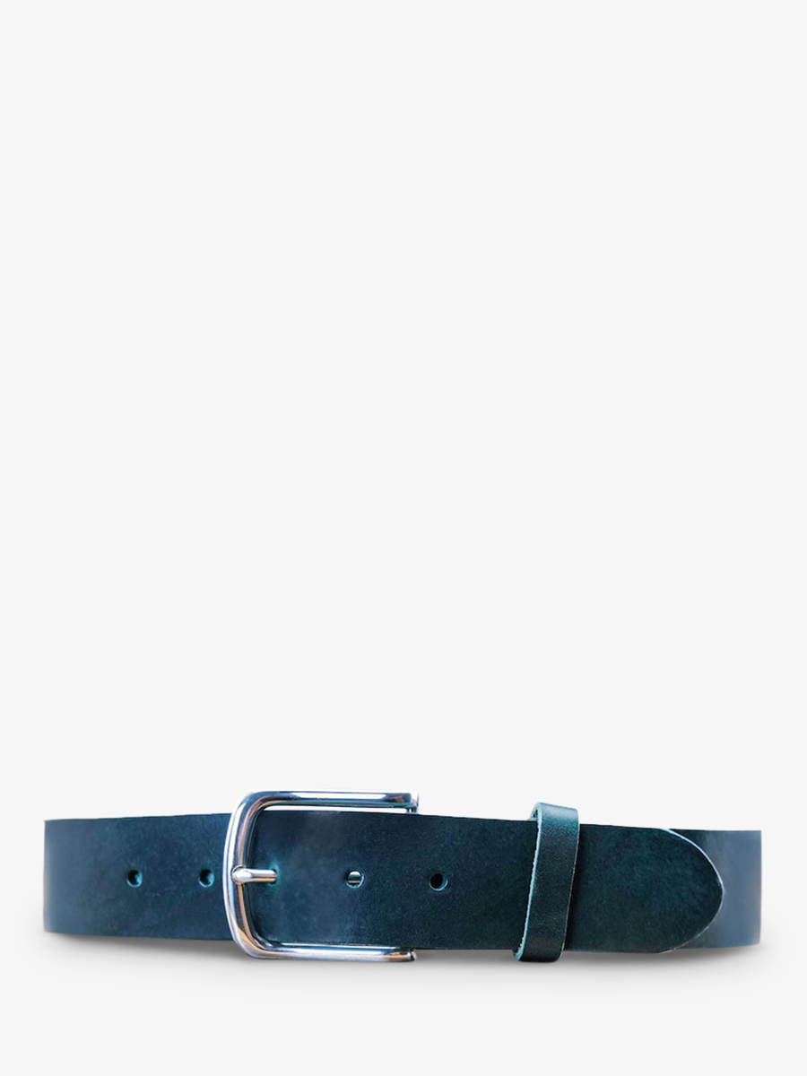photo-vue-de-face-ceinture-en-cuir-pour-homme-et-femme-bleu-laceinture-magnifique-40mm-bleu-canard-paul-marius-cdv-40-l-pb