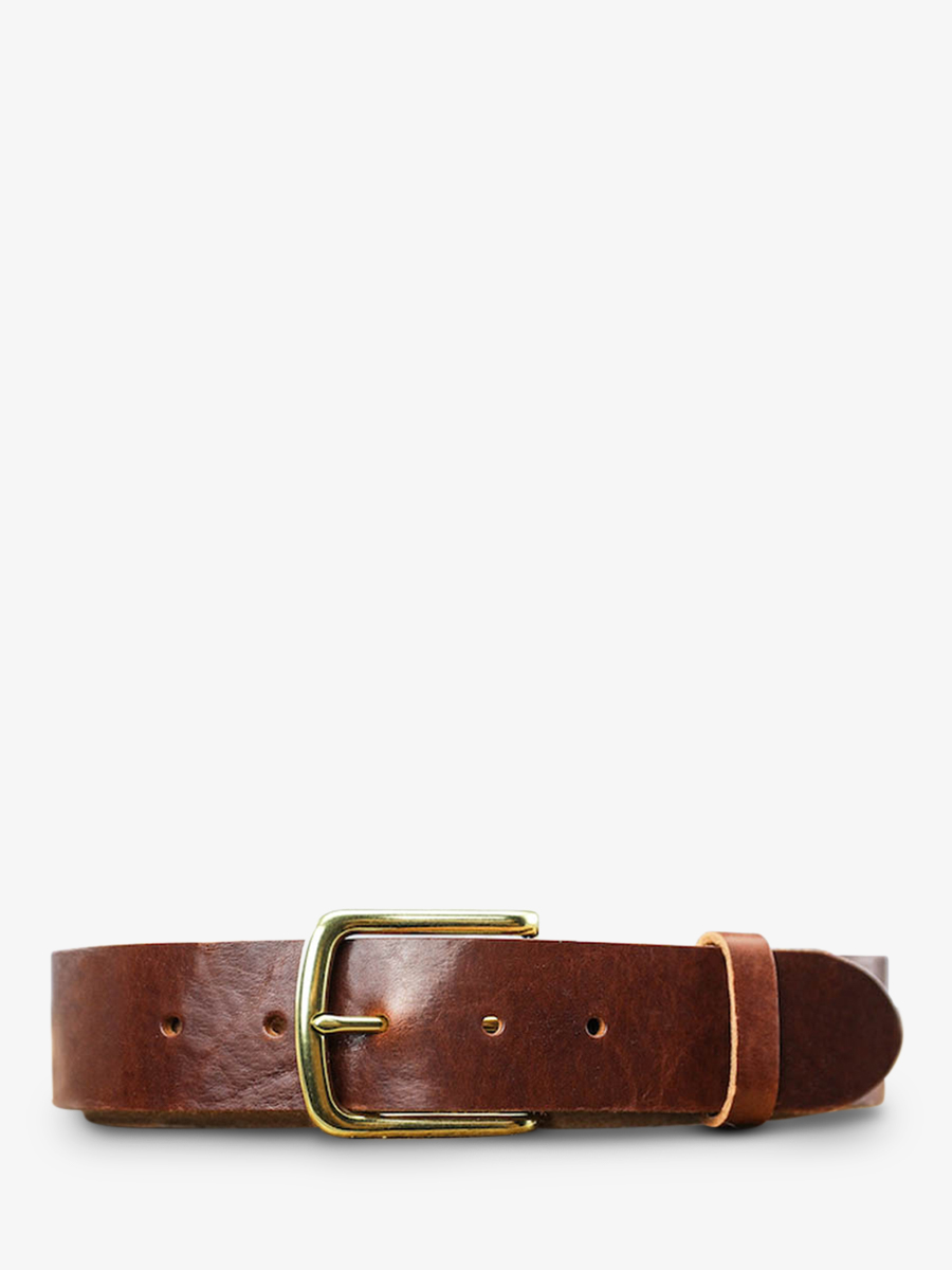 photo-vue-de-face-ceinture-en-cuir-pour-homme-et-femme-marron-laceinture-magnifique-40mm-brun-paul-marius-cdv-40-l-mb
