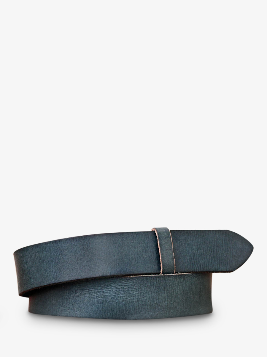photo-vue-de-face-ceinture-en-cuir-pour-homme-vert-bleu-laceinture-cobalt-paul-marius-b-s-dbl90