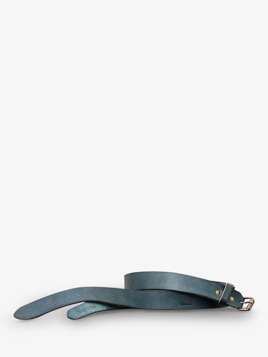 photo-vue-de-dos-ceinture-en-cuir-pour-homme-vert-bleu-laceinture-cobalt-paul-marius-b-s-dbl90