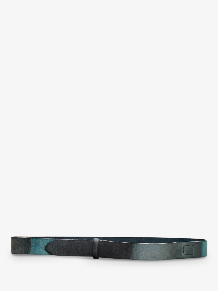 photo-vue-de-dos-ceinture-en-cuir-pour-homme-vert-bleu-laceinture-nuances-cobalt-paul-marius-b-3s-bl90