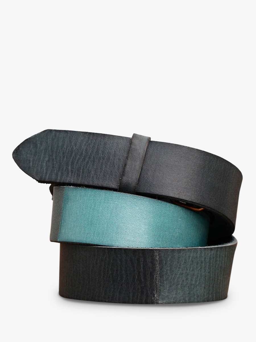 photo-vue-de-cote-ceinture-en-cuir-pour-homme-vert-bleu-laceinture-nuances-cobalt-paul-marius-b-3s-bl90