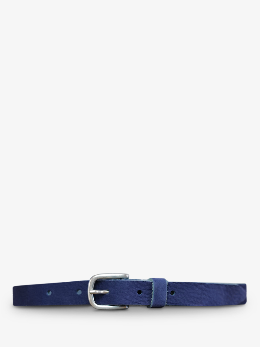 photo-vue-de-face-ceinture-en-cuir-pour-homme-et-femme-bleu-laceinture-magnifique-nubuck-20mm-bleu-electrique-paul-marius-cdv-20-n-eb