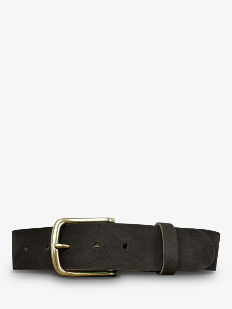 photo-vue-de-face-ceinture-en-cuir-pour-homme-et-femme-noir-laceinture-magnifique-nubuck-40mm-indus-paul-marius-cdv-40-n-d