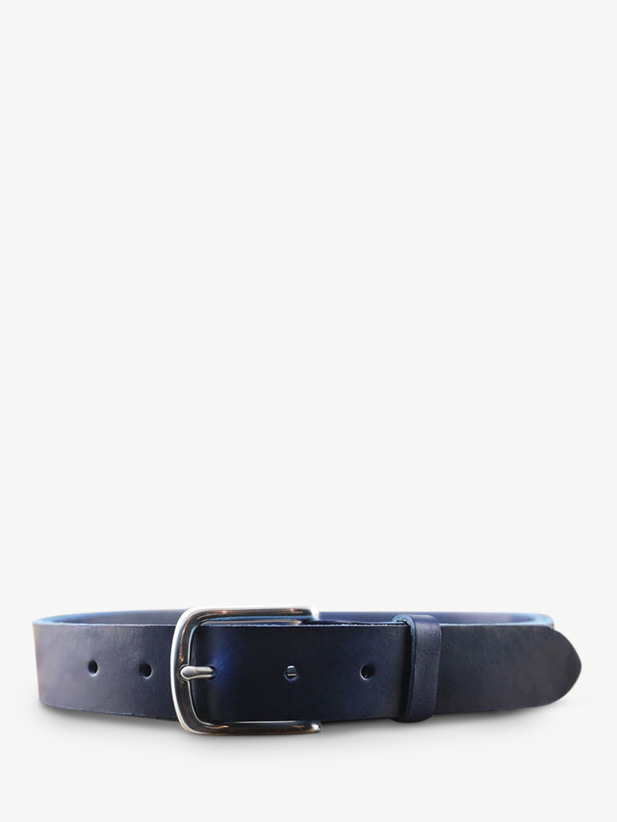 photo-vue-de-face-ceinture-en-cuir-pour-homme-et-femme-bleu-laceinture-magnifique-30mm-bleu-saphir-paul-marius-cdv-30-l-sb