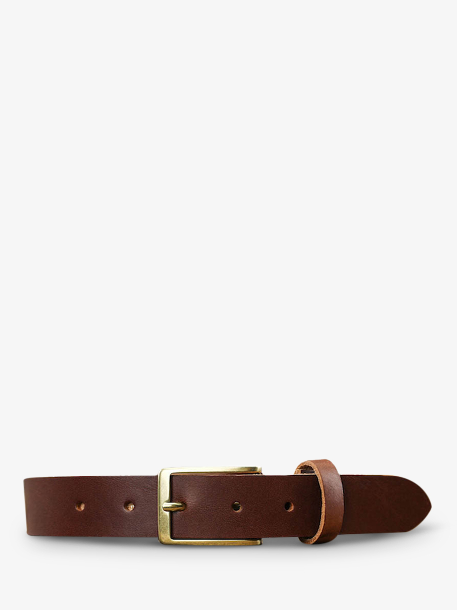 photo-vue-de-face-ceinture-en-cuir-pour-homme-et-femme-marron-laceinture-magnifique-30mm-brun-paul-marius-cdv-30-l-mb