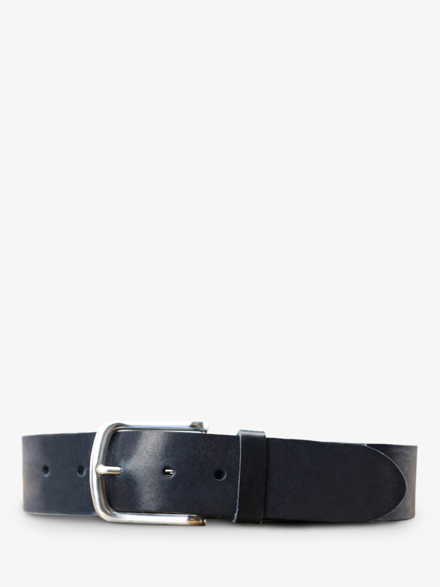 photo-vue-de-face-ceinture-en-cuir-pour-homme-et-femme-bleu-laceinture-magnifique-40mm-bleu-encre-paul-marius-cdv-40-l-db