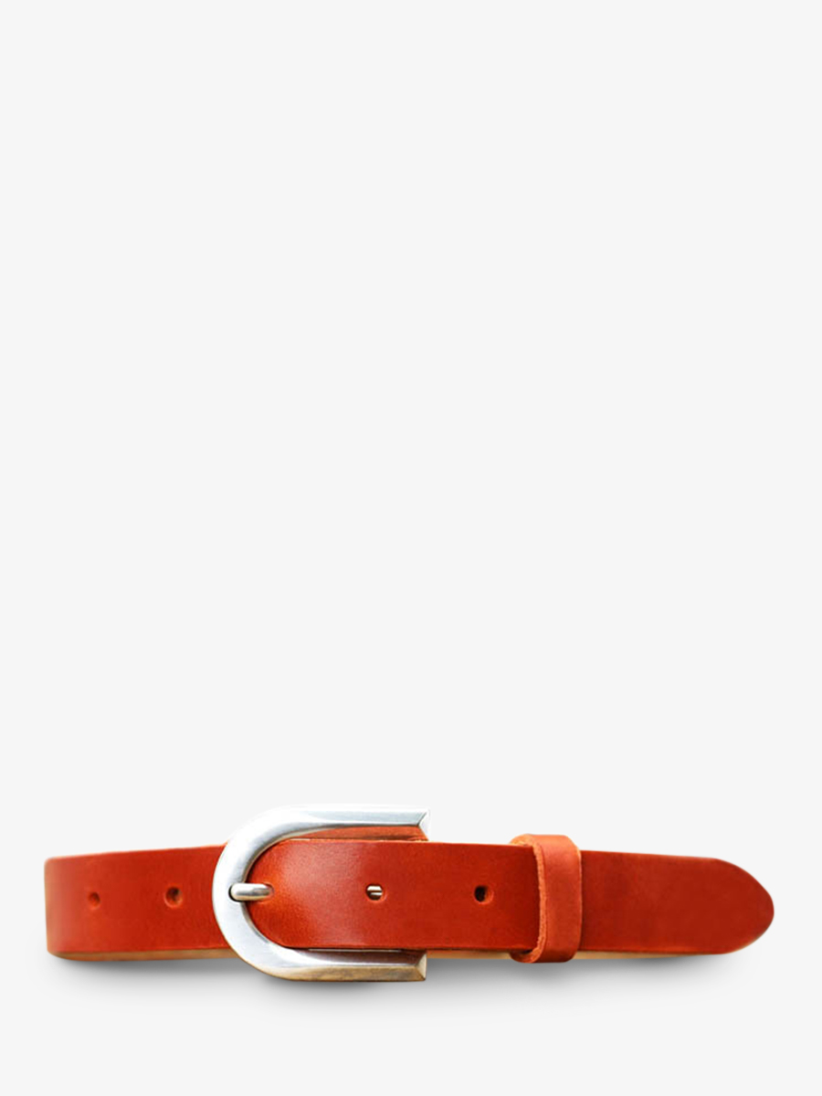 photo-vue-de-face-ceinture-en-cuir-pour-homme-et-femme-orange-laceinture-magnifique-25mm-orange-paul-marius-cdv-25-l-o