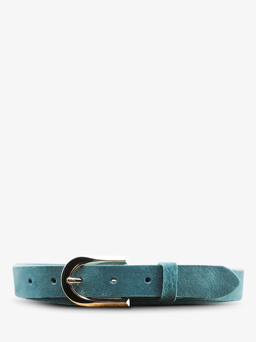 photo-vue-de-face-ceinture-en-cuir-pour-homme-et-femme-bleu-laceinture-magnifique-nubuck-25mm-bleu-piscine-paul-marius-cdv-25-n-blu