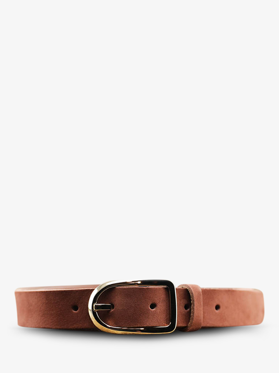 photo-vue-de-face-ceinture-en-cuir-pour-homme-et-femme-marron-laceinture-magnifique-nubuck-25mm-brun-paul-marius-cdv-25-n-mb