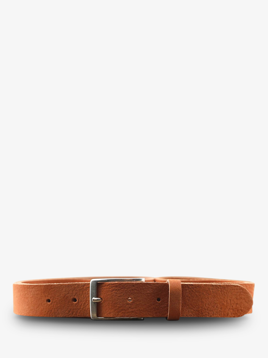 photo-vue-de-face-ceinture-en-cuir-pour-homme-et-femme-orange-laceinture-magnifique-nubuck-30mm-orange-paul-marius-cdv-30-n-o