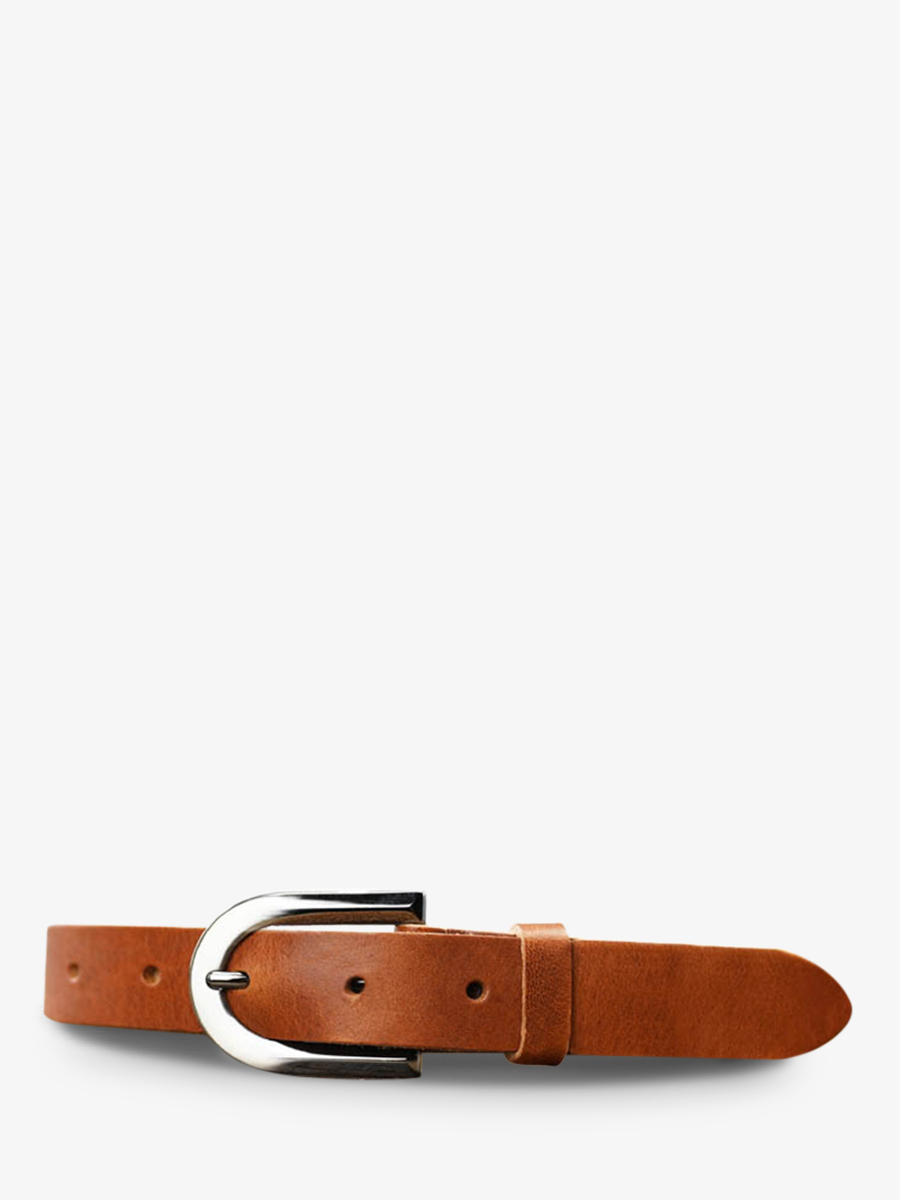 photo-vue-de-face-ceinture-en-cuir-pour-homme-et-femme-marron-laceinture-magnifique-25mm-naturel-paul-marius-cdv-25-l-l