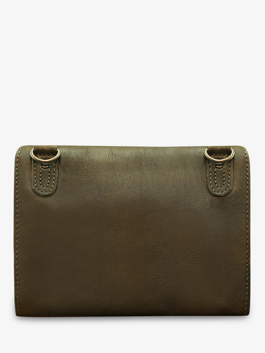 photo-vue-de-dos-sac-bandouliere-cuir-femme-kaki-laminaudiere-kaki-huile-paul-marius-m301-ok