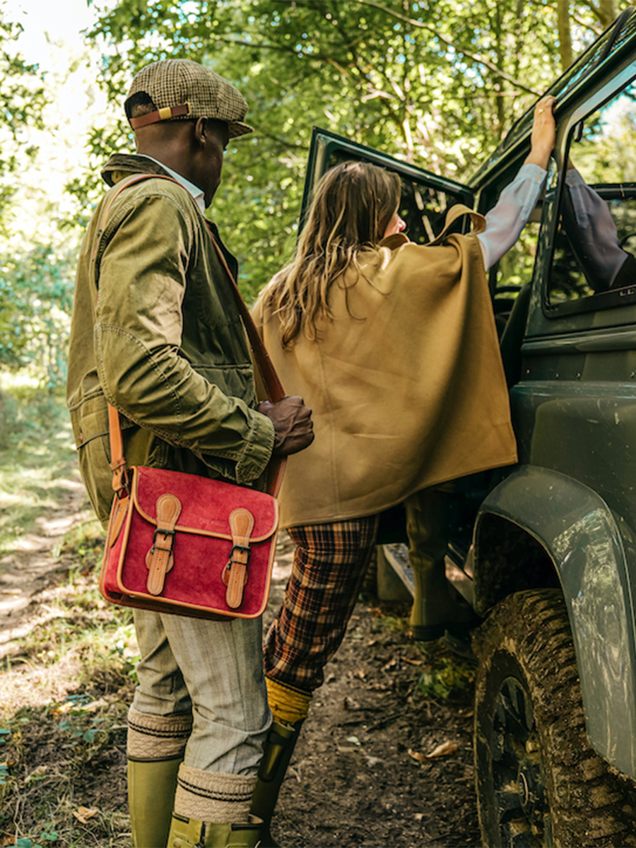 LaSacoche S Naturel - sac bandoulière cuir femme Marron