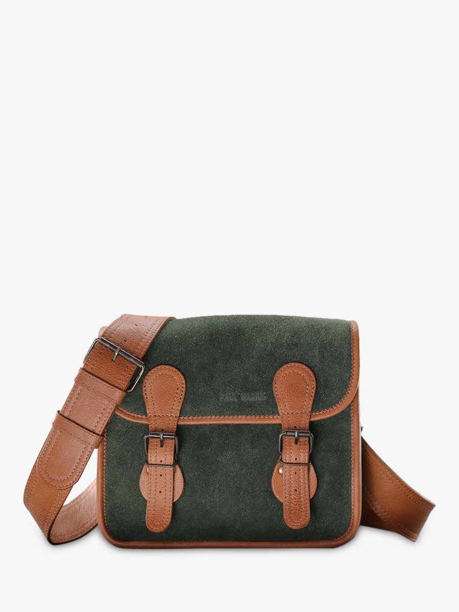 Sac bandoulière femme Messenger cognac de Collection Esprit Cuir